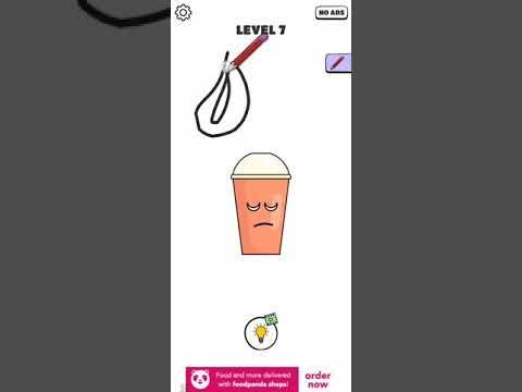 Video guide by Chaker Gamer: Draw a Line: Tricky Brain Test Level 7 #drawaline