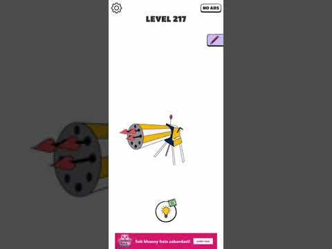 Video guide by Chaker Gamer: Draw a Line: Tricky Brain Test Level 217 #drawaline