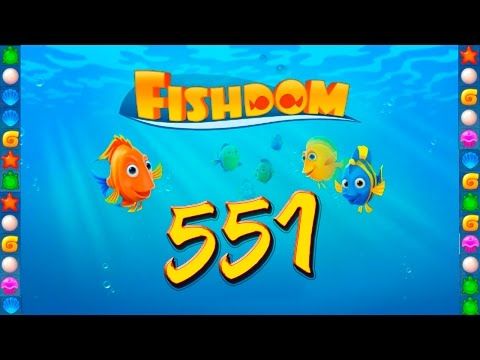 Video guide by GoldCatGame: Fishdom: Deep Dive Level 551 #fishdomdeepdive