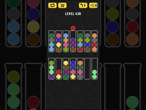 Video guide by Mobile games: Ball Sort Puzzle Level 439 #ballsortpuzzle