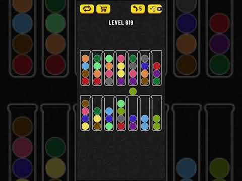 Video guide by Mobile games: Ball Sort Puzzle Level 619 #ballsortpuzzle