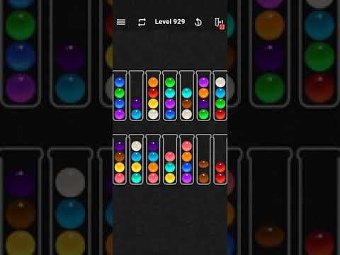 Video guide by justforfun: Ball Sort Color Water Puzzle Level 929 #ballsortcolor