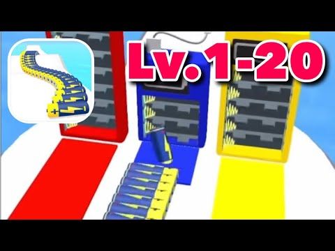 Video guide by IRUKA: Battery Run 3D Level 1-20 #batteryrun3d