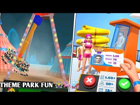 Video guide by GAMES KITA: Theme Park Fun 3D! Level 22-40 #themeparkfun