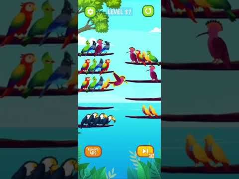 Video guide by HelpingHand: Bird Sort Puzzle Level 37 #birdsortpuzzle