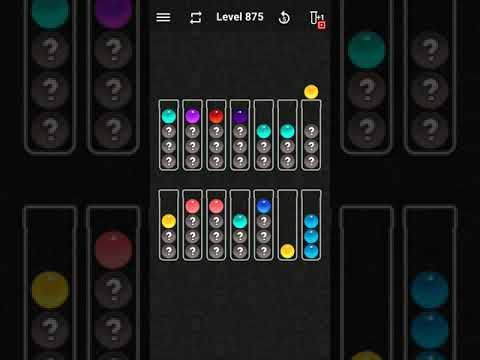 Video guide by justforfun: Ball Sort Color Water Puzzle Level 875 #ballsortcolor