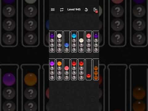 Video guide by justforfun: Ball Sort Color Water Puzzle Level 945 #ballsortcolor