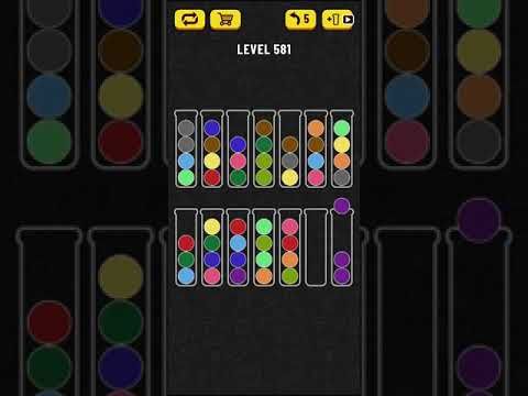Video guide by Mobile games: Ball Sort Puzzle Level 581 #ballsortpuzzle