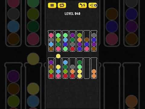 Video guide by Mobile games: Ball Sort Puzzle Level 949 #ballsortpuzzle