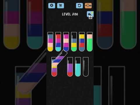 Video guide by Mobile Games: Water Color Sort Level 286 #watercolorsort