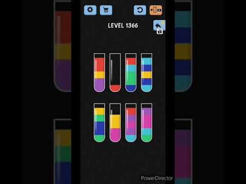 Video guide by ITA Gaming: Water Color Sort Level 1366 #watercolorsort