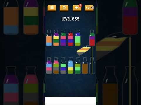 Video guide by Mobile games: Soda Sort Puzzle Level 855 #sodasortpuzzle