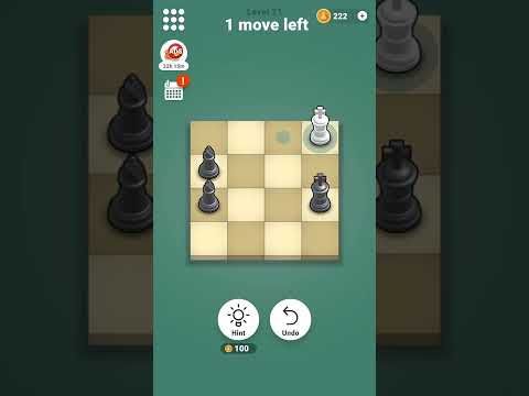 Video guide by Game Smarter : Pocket Chess Level 21 #pocketchess
