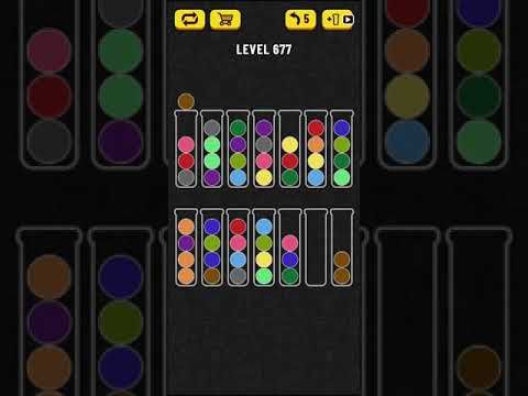 Video guide by Mobile games: Ball Sort Puzzle Level 677 #ballsortpuzzle