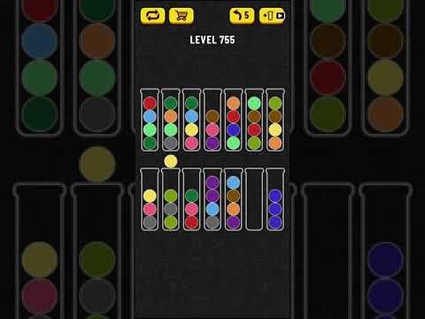 Video guide by Mobile games: Ball Sort Puzzle Level 755 #ballsortpuzzle