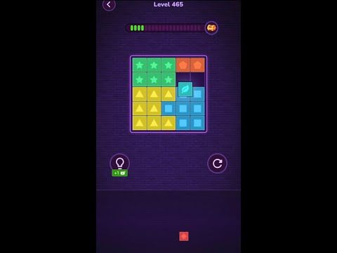 Video guide by Block Puzzle: Block Puzzle!!!! Level 465 #blockpuzzle
