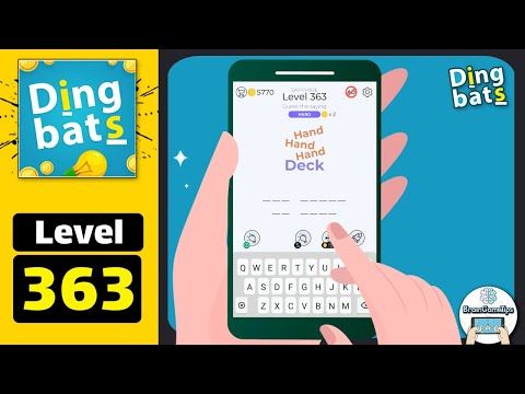 Video guide by BrainGameTips: Dingbats! Level 363 #dingbats
