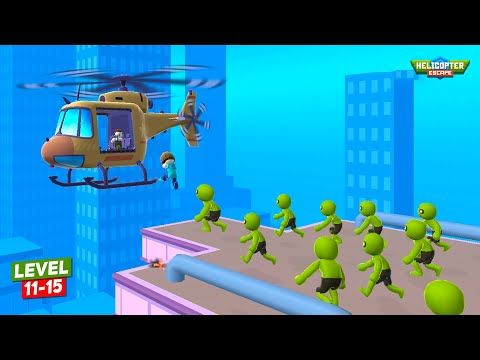 Video guide by Daily Dose Of Gameplay: Helicopter Escape 3D Level 11-15 #helicopterescape3d