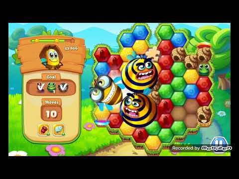Video guide by JLive Gaming: Bee Brilliant Blast Level 336 #beebrilliantblast