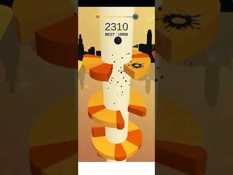 Video guide by A to Z Gaming: Helix Jump Level 35 #helixjump