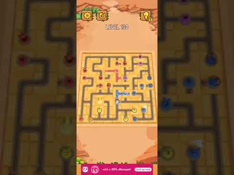 Video guide by Chaker Gamer: Water Connect Puzzle Level 130 #waterconnectpuzzle