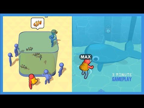 Video guide by 3 Minute Gameplay: Aquarium Land Level 1-2 #aquariumland