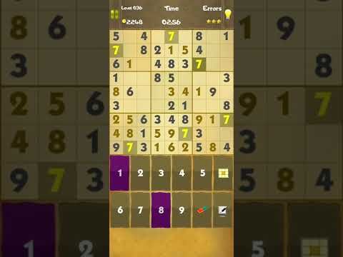 Video guide by Mr. Games: Sudoku Master Level 036 #sudokumaster