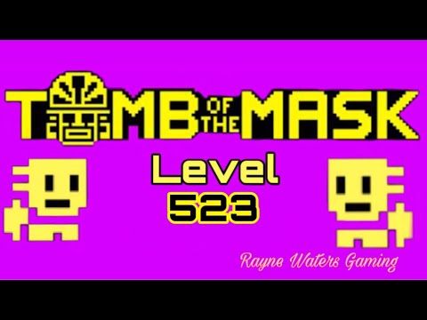 Video guide by Rayne Waters Gaming: Tomb of the Mask Level 523 #tombofthe