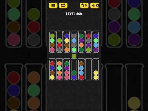 Video guide by Mobile games: Ball Sort Puzzle Level 869 #ballsortpuzzle