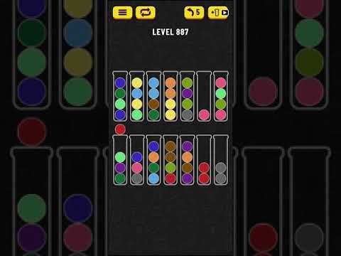 Video guide by Mobile games: Ball Sort Puzzle Level 887 #ballsortpuzzle