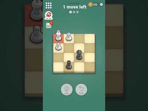 Video guide by Game Smarter : Pocket Chess Level 25 #pocketchess
