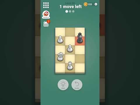 Video guide by Game Smarter : Pocket Chess Level 33 #pocketchess