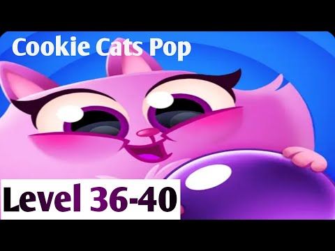 Video guide by AndroidiOS Gameplays & Walkthroughs: Cookie Cats Pop Level 36-40 #cookiecatspop
