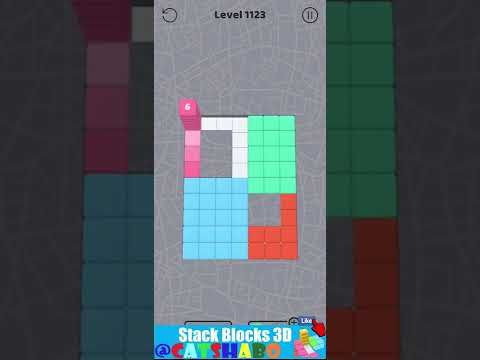 Video guide by Cat Shabo: Stack Blocks 3D Level 1123 #stackblocks3d