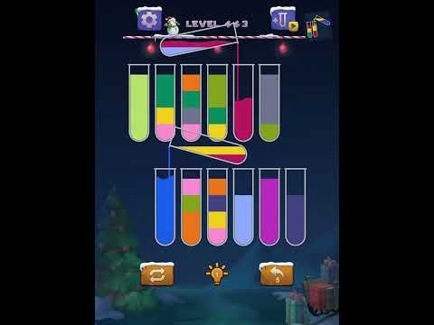 Video guide by sort water color puzzle levels solutions: Sort Water Color Puzzle Level 443 #sortwatercolor