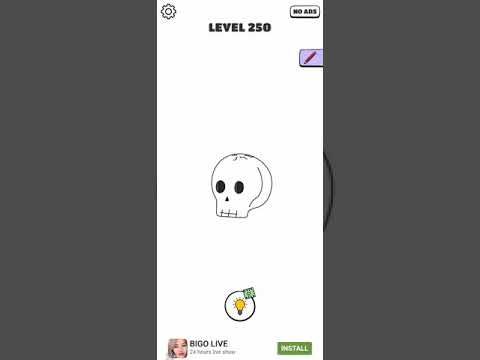 Video guide by Chaker Gamer: Draw a Line: Tricky Brain Test Level 250 #drawaline