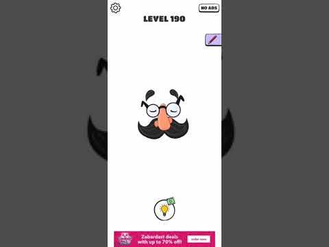 Video guide by Chaker Gamer: Draw a Line: Tricky Brain Test Level 190 #drawaline