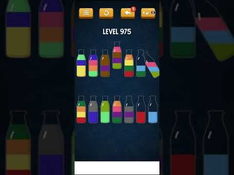 Video guide by Mobile games: Soda Sort Puzzle Level 975 #sodasortpuzzle