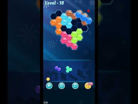 Video guide by ETPC EPIC TIME PASS CHANNEL: Block! Hexa Puzzle  - Level 18 #blockhexapuzzle