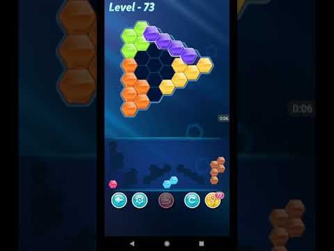 Video guide by ETPC EPIC TIME PASS CHANNEL: Block! Hexa Puzzle Level 73 #blockhexapuzzle