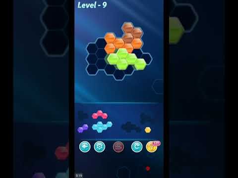 Video guide by ETPC EPIC TIME PASS CHANNEL: Block! Hexa Puzzle  - Level 9 #blockhexapuzzle