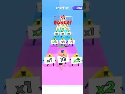 Video guide by Mobile Android Gameplay: Weight Runner 3D Level 92 #weightrunner3d