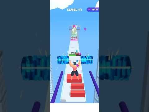 Video guide by Mobile Android Gameplay: Weight Runner 3D Level 91 #weightrunner3d