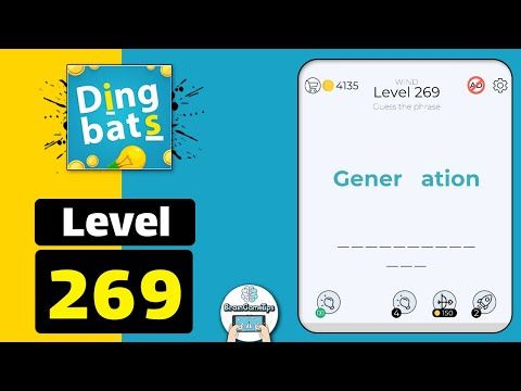 Video guide by BrainGameTips: Dingbats! Level 269 #dingbats
