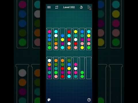 Video guide by Mobile Games: Ball Sort Puzzle Level 332 #ballsortpuzzle