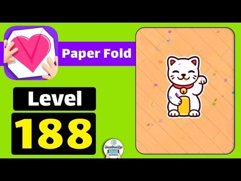 Video guide by BrainGameTips: Paper Fold Level 188 #paperfold