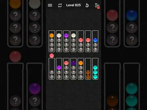 Video guide by justforfun: Ball Sort Color Water Puzzle Level 825 #ballsortcolor