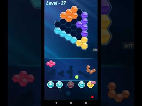 Video guide by ETPC EPIC TIME PASS CHANNEL: Block! Hexa Puzzle Level 27 #blockhexapuzzle