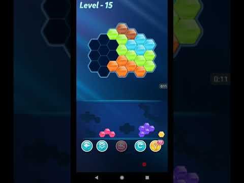 Video guide by ETPC EPIC TIME PASS CHANNEL: Block! Hexa Puzzle Level 15 #blockhexapuzzle