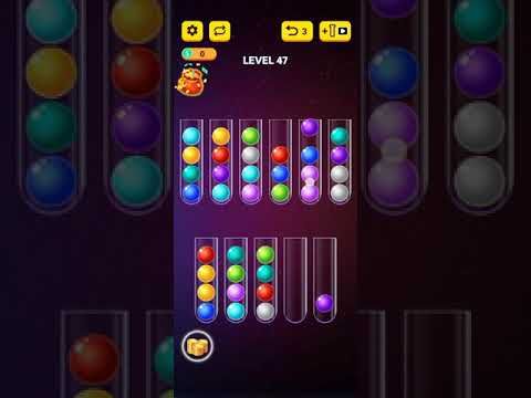 Video guide by Gaming ZAR Channel: Ball Sort Puzzle Level 47 #ballsortpuzzle